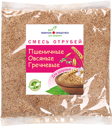 Верное средство Смесь отрубей пшен.греч. овсян. 200г