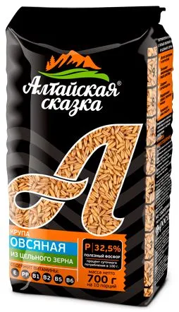 Алтайская сказка Крупа Овсяная 700г м/у