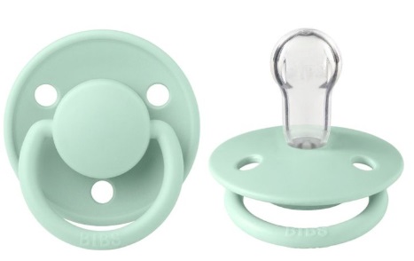 Пустышка силиконовая 0м+ Bibs De Lux Nordic Mint арт.1010284