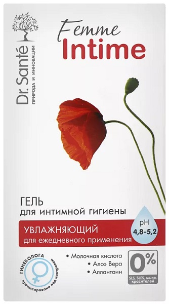 Dr. Sante гель для интимной гигиены Увлажняющий для ежедневного применения 230 мл