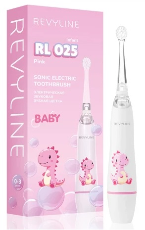 Зубная щетка Электрическая Детская REVYLINE RL025 Infant ( 9109 ) розовая 