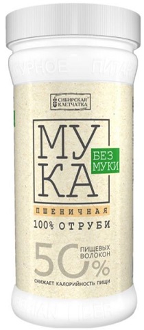 Сибирская Клетчатка Мука из отрубей Пшеничная 400 г