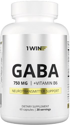 1WIN ГАМК+В6 GABA+B6 750мг №60 капс  &
