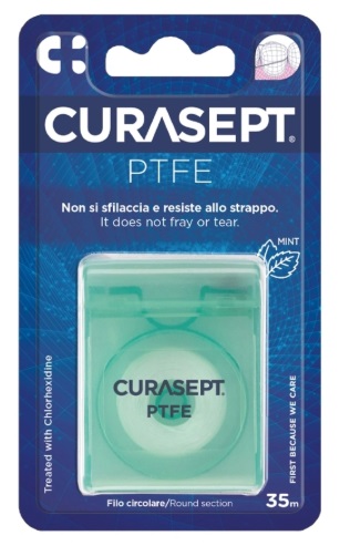 Зубная нить CURASEPT Ptfe Alla Clorex 35 м