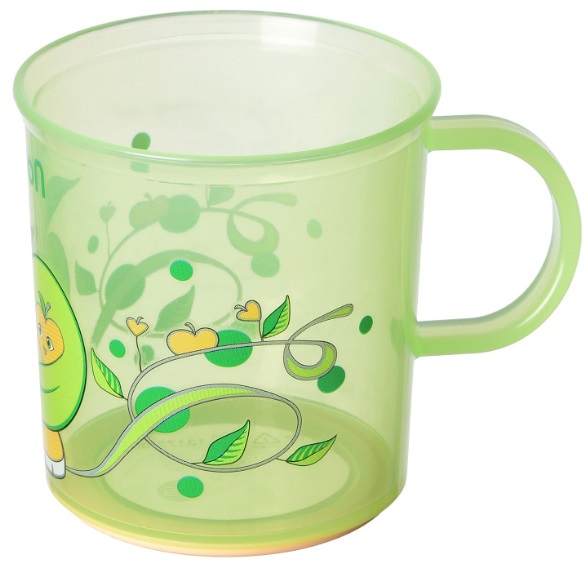 Кружка детская с антискользящим дном UVITON арт.0600/01 Green apple