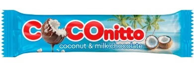 Кокосовый глазированный батончик SOJ Coconitto с ванильно сливочным вкусом 50г