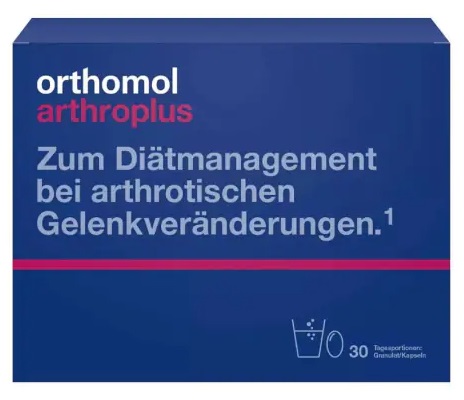 Ортомол Артро Плюс Ortomol Artroplus порошок 15г,капс/ 750 мг.  &