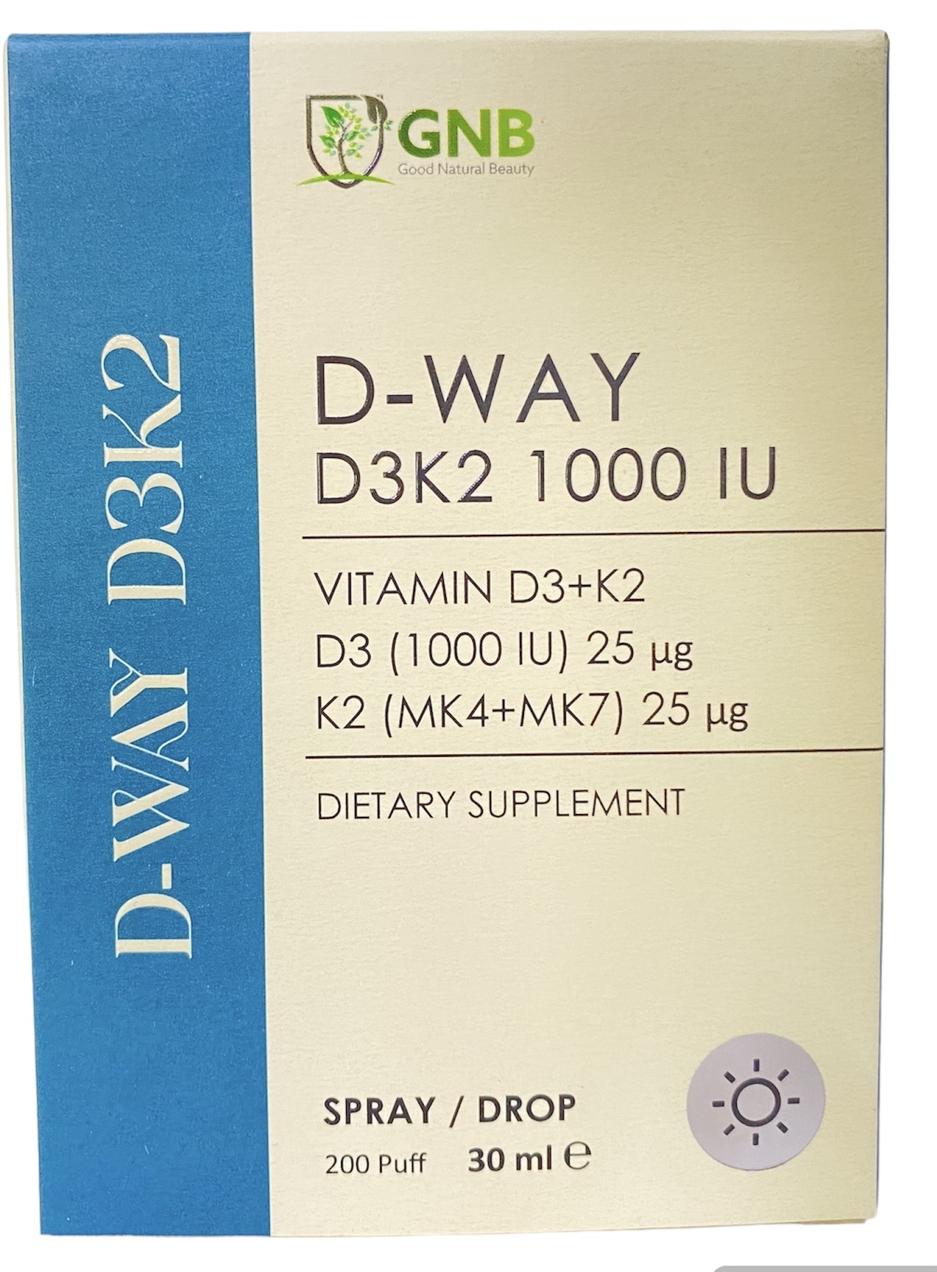 Ди-Вэй Витамины D3+K2 флак.30мл Good Natural Beauty D-Way