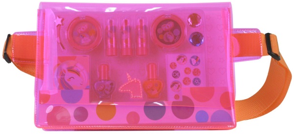Косметический набор пояс визажиста Neon Pink арт.1539015E