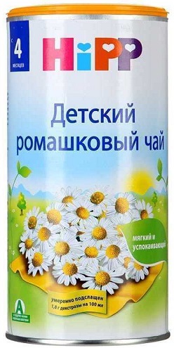 Хипп Чай Детский Ромашковый 200г. гранулированный с 4мес. Hipp