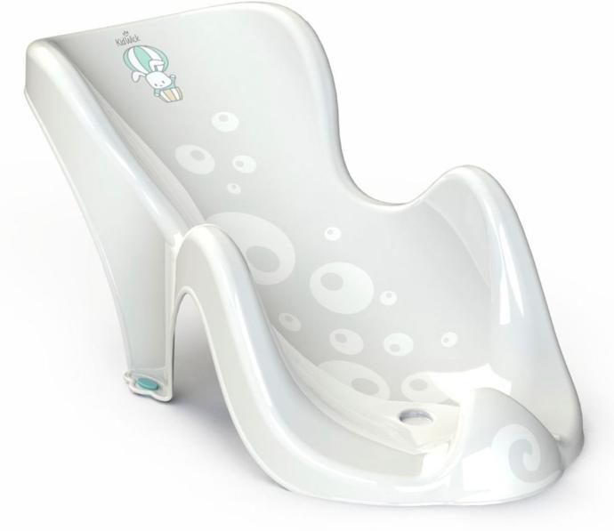 Горка для ванны KIDWICK K0090501 Аква Мини Белый / Бирюзовый Транзат Лежак