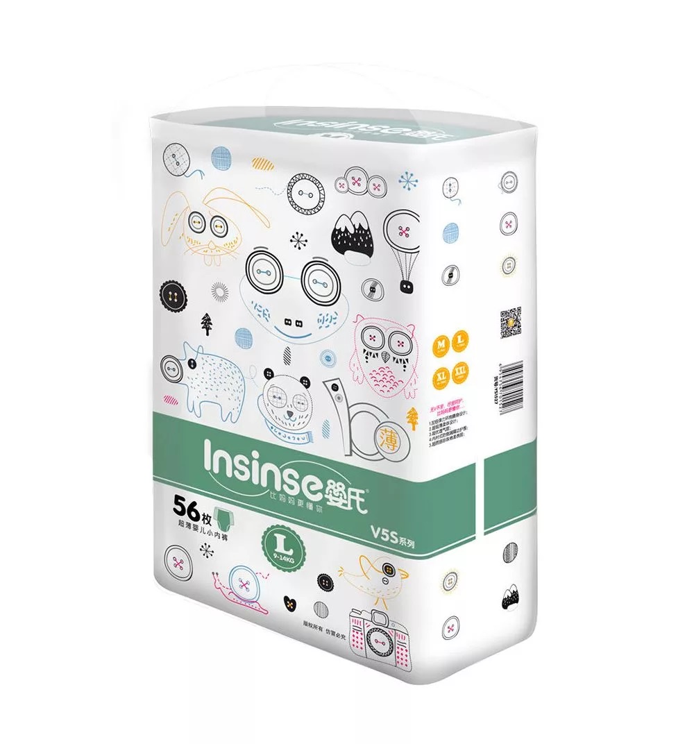 Трусики-подгузники для детей INSINSE L56 (9-14кг) 56шт