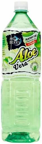 Aloe Vera Напиток с кусочками алоэ" Оригинал" 1,5л Мунберри