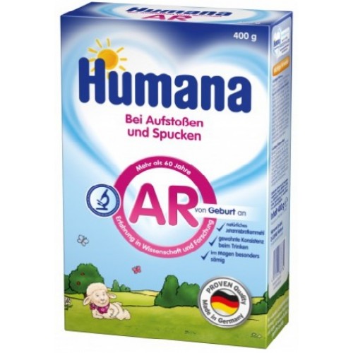 Хумана AR Антирефлюксная 400г Смесь молочная с рождения
