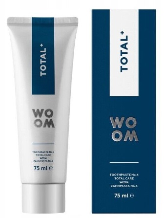 Зубная паста WOOM Total+ реминерализующая 75мл