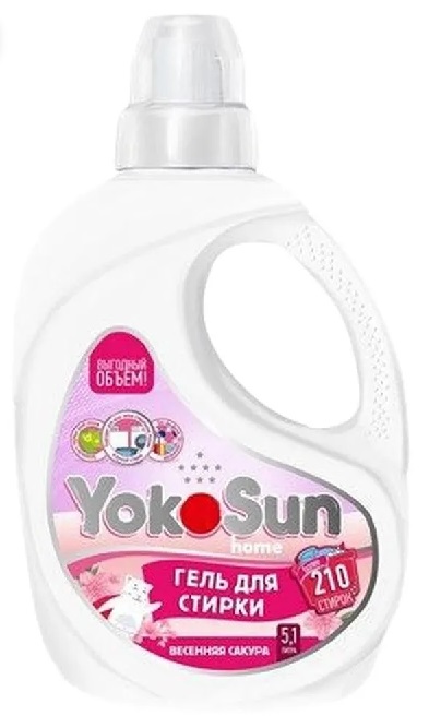 Гель для стирки Весенняя Сакура 5.1л YOKOSUN