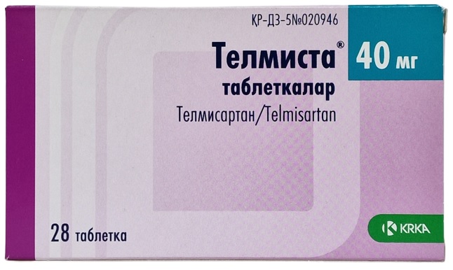 Телмиста табл. 40 мг №28 ( телмисартан ) (Упаковка)