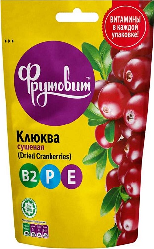 ФРУТОВИТ Цукаты Клюква сушеная 100г