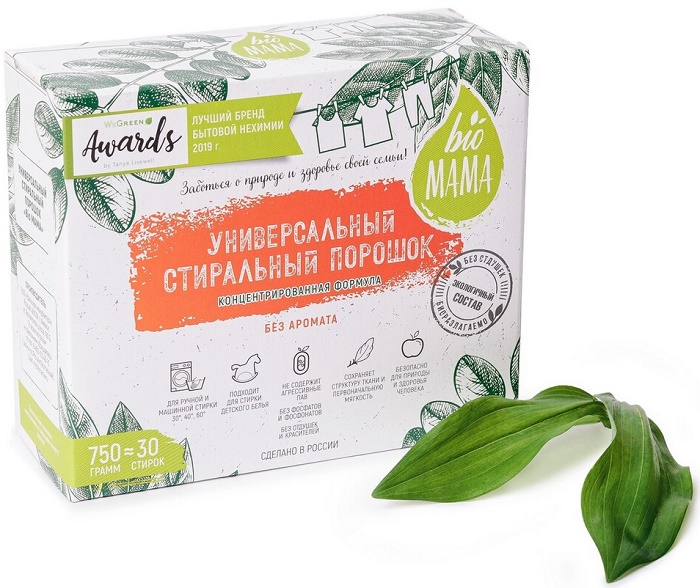 Bio MAMA Порошок стиральный универсальный 750 гр