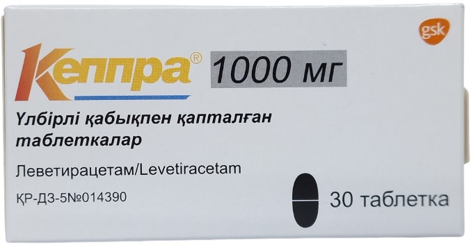 Кеппра табл. 1000 мг №30 ( леветирацетам ) (Упаковка)