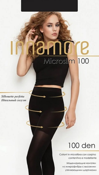 INCANTO коглготки Innamore Microslim 100 Den Nero 3