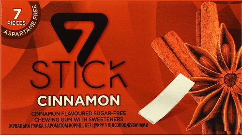 Жвачка STICK Cinnamon Корица 14,5 гр 7 пластинок 
