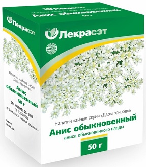 Лекрасэт Анис обыкновенный плоды 50г.