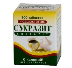 Подсластитель Сукразит 300 таб. сахарозаменитель