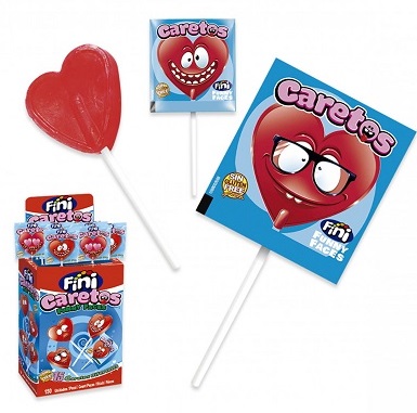 FINI Карамель на палочке Сердечки 7 гр
