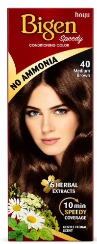 Bigen Speedy Conditioning Color краска кондиционер для волос №40 средне коричневый