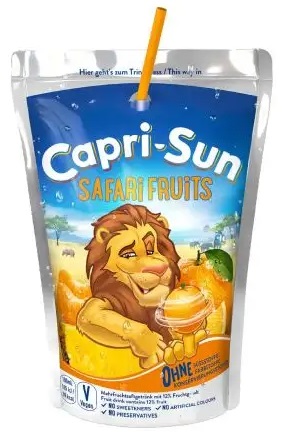 Напиток соковый негазированный Capri-Sun Safari Fruits 200мл