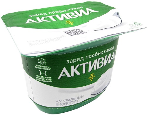 Данон Активиа Йогурт натуральный 3,5%- 120г
