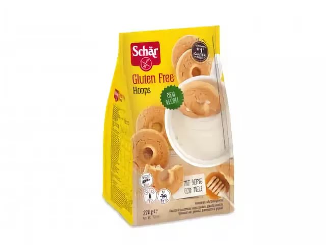 Dr.Schar Hoops Печенье песочное без глютена 200г