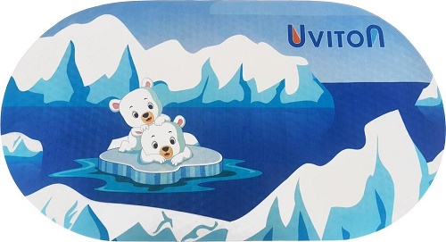 Коврик для ванной UVITON 69x39см арт.0191 Медвежата