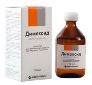 Димексид раствор 100 мл Марбиофарм ( диметил сульфоксид )