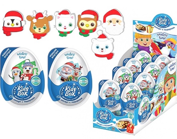 Десерт с подарком KIDS BOX Winter time 20г