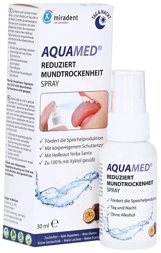Aquamed Спрей от сухости во рту 30мл MIRADENT