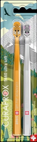 Набор Зубных щеток CURAPROX CS 5460 Ultra Soft Duo Fox & Bunny 2шт