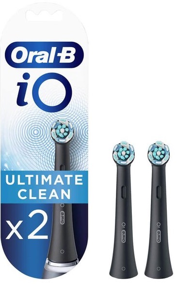 Насадки ORAL-B IORB Ultimate Clean Black для электрической зубной щетки 2шт 80346436