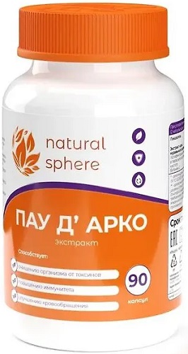 Natural Sphere Пау Д'Арко №90капс  &