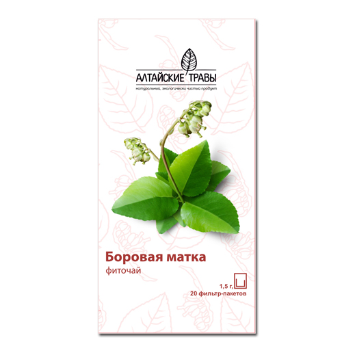 Алтайские травы Боровая матка фито-чай 1,5г №20пак.