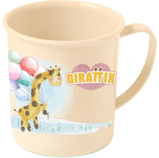 Кружка детская с рисунком Giraffix 0,2л арт.4327773