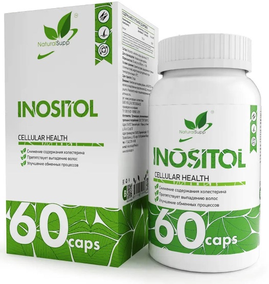 NaturalSupp Инозитол 600мг №60капс  &