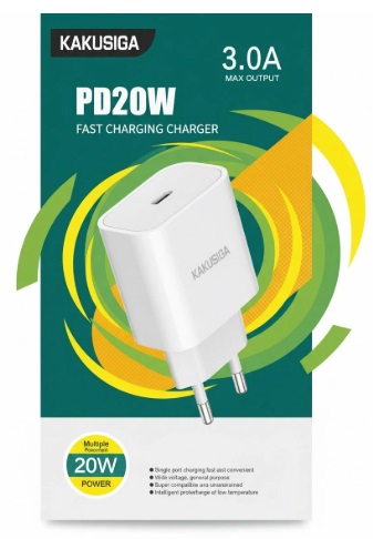 Адаптер быстрой зарядки Kakusiga PD20W 3.0A