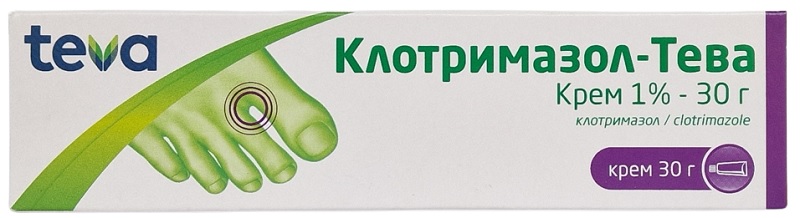 Клотримазол Тева крем 1% 30 г