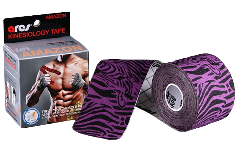 Кинезио Тейп ARES Amazon 5см*5м ZEBRA