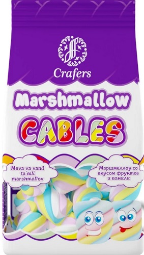 Конфеты неглазир. сбивные Marshmallow Cables 100г
