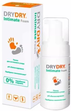 Дезодорант для интимного ухода пенка DRYDRY 50 мл