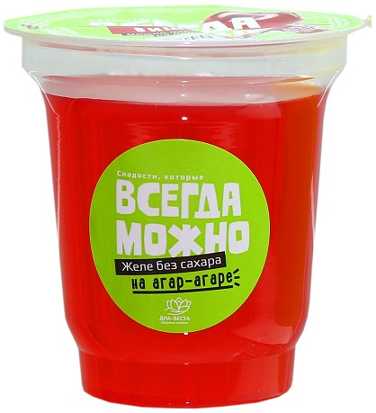 Желе Всегда можно Клюква 140г