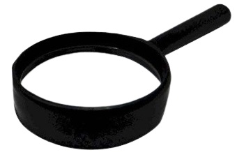 Лупа канцелярская 40мм Workmate 5-ти кратное увеличение арт.73000101